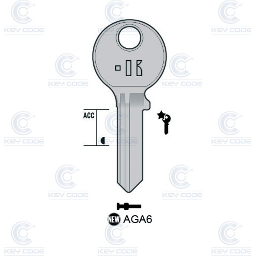 [KL-AGA6] LLAVE KEYLINE AGA6 (AGA-10)