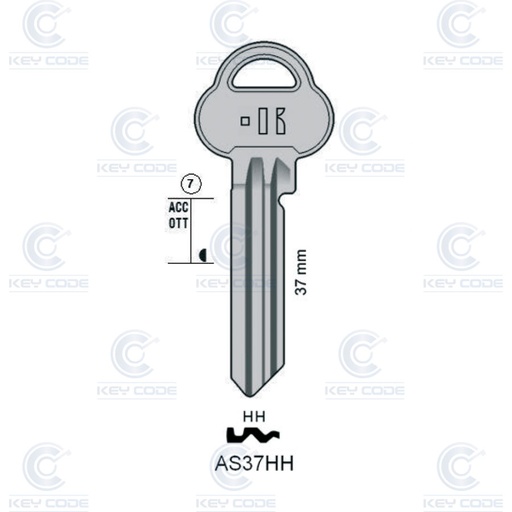 [KL-AS37HH] LLAVE KEYLINE AS37HH (ASS52R, AS-HH7)