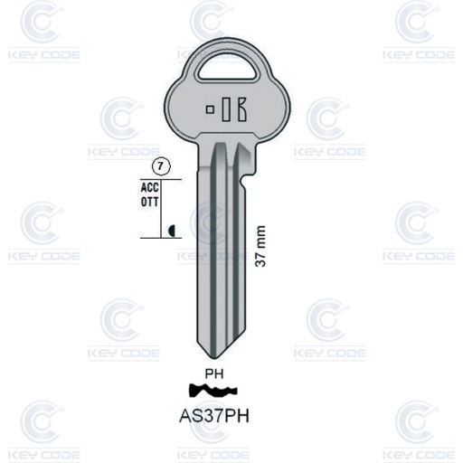 [KL-AS37PH] LLAVE KEYLINE AS37PH (ASS104, AS-PH7)