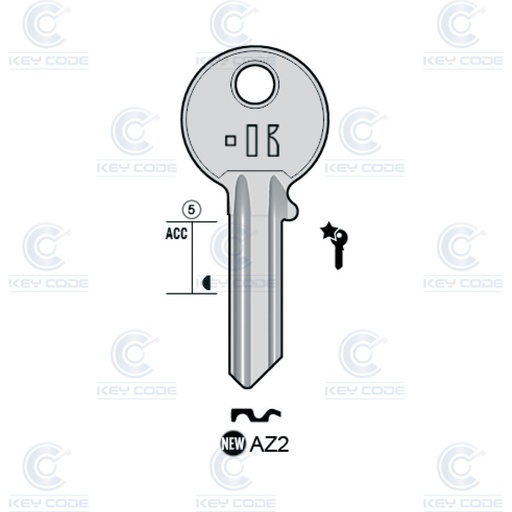 [KL-AZ2] LLAVE KEYLINE AZ2 (AZ-1D)