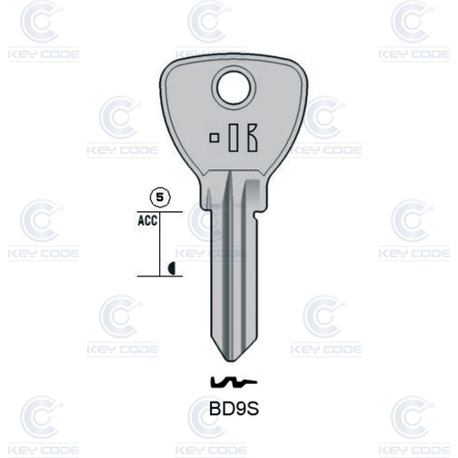 [KL-BD9S] LLAVE KEYLINE BD9S (BD9R, BRI-19)