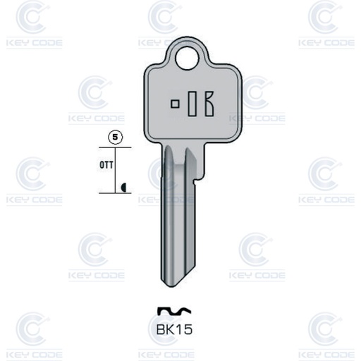 [KL-BK15] LLAVE KEYLINE BKS BK15 (BK-7D)