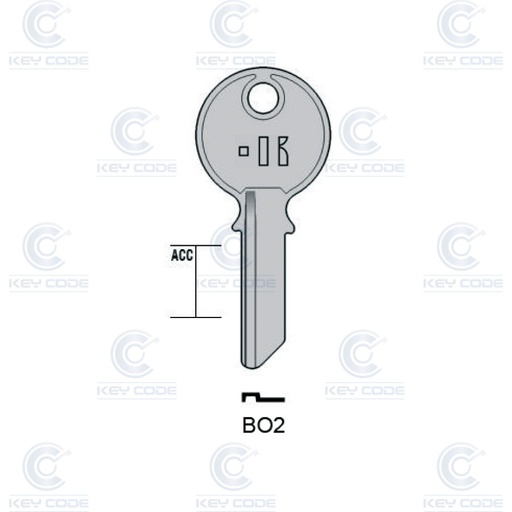 [KL-BO2] LLAVE KEYLINE COR5PD (CB3, COR-40)