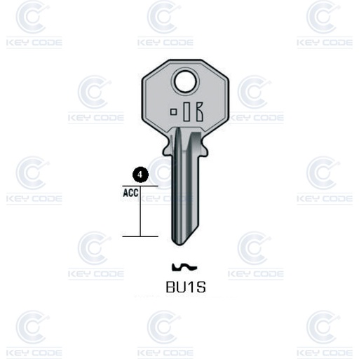 [KL-BU1S] LLAVE KEYLINE BURG BU1S (BUR2R, BUR-2I)