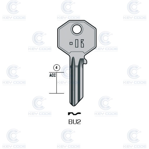 [KL-BU2] LLAVE KEYLINE BURG BU2 (BUR1, BUR-1D)