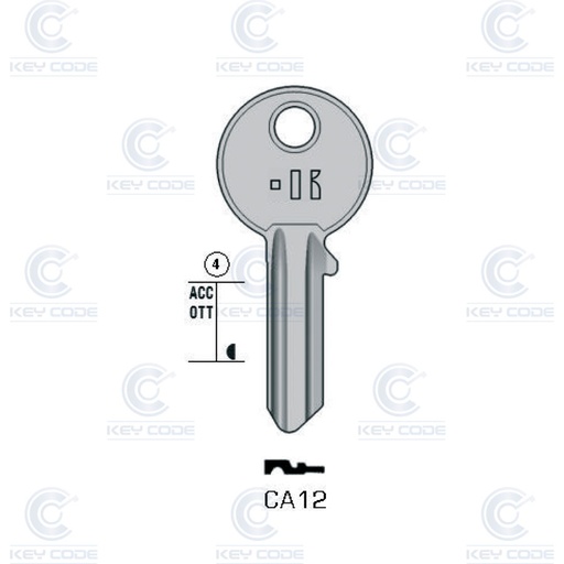 [KL-CA12] LLAVE KEYLINE CISA CA12 (CS16, LO-2D) 