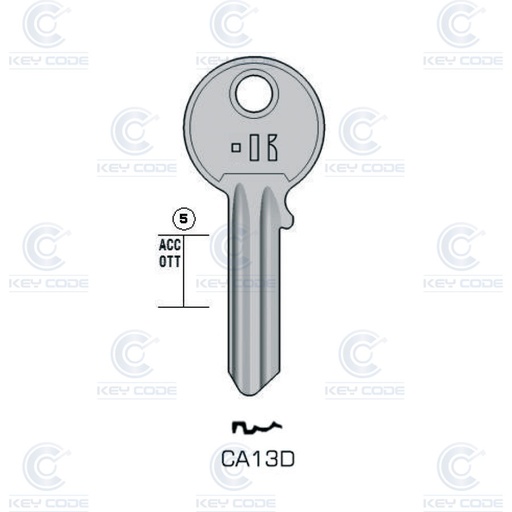 [KL-CA13D] LLAVE KEYLINE CISA CA13D (CS13, CI-2) 