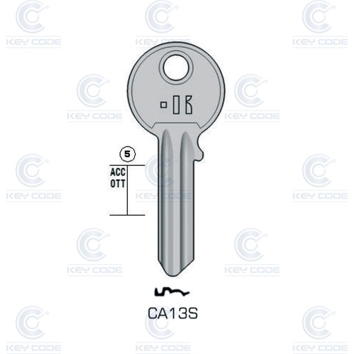 [KL-CA13S] LLAVE KEYLINE CISA CA13S (CS13R, CI-2I) 
