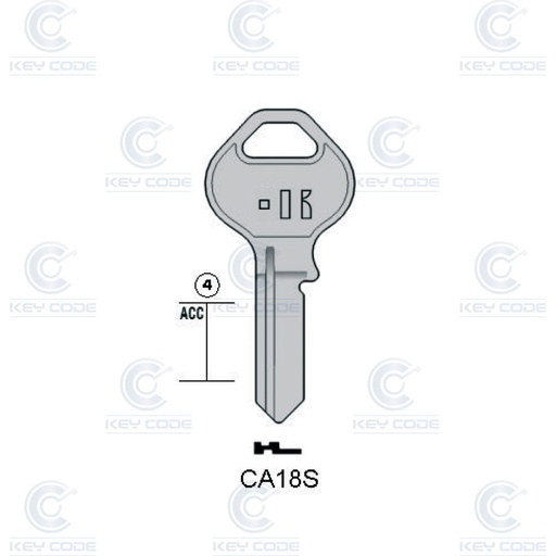[KL-CA18S] LLAVE KEYLINE CA18S (CS32R, ABU-8I)