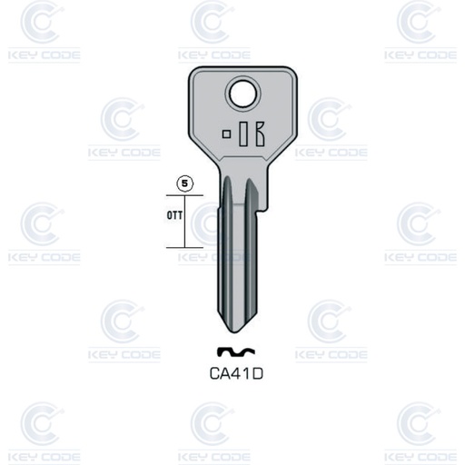 [KL-CA41D] LLAVE KEYLINE CISA CA41D (CS119, CI-51D) 