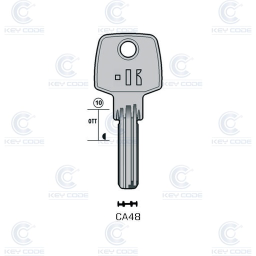 [KL-CA48] LLAVE DE PUNTOS KEYLINE CA48 (CS48, CI-17)
