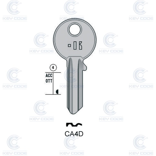[KL-CA4D] LLAVE KEYLINE CA4D (CS204, CI-4D) 