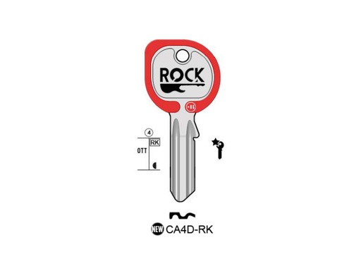[KL-CA4D-RK-LI] LLAVE KEYLINE CISA CA4D ROCK (CS204DZ, CI-4D) LILA