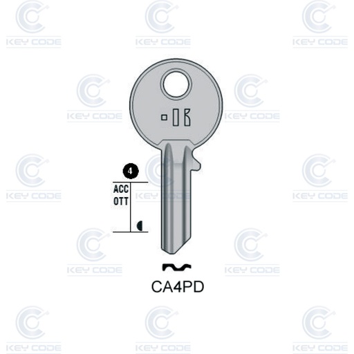 [KL-CA4PD] LLAVE KEYLINE CA4PD (CS6, ABU-42D) 