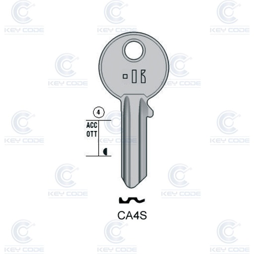 [KL-CA4S] LLAVE KEYLINE CISA CA4S (CS205, CI-4I) 