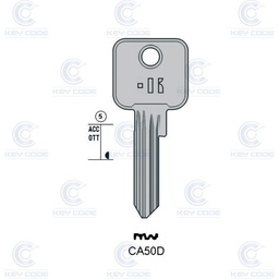 [KL-CA50D] LLAVE DE SERRETA KEYLINE CISA CA50D (CS17, CI-1D)