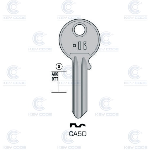 [KL-CA5D] LLAVE KEYLINE CISA CA5D (CS206, CI-DL)