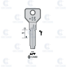 [KL-CA60] LLAVE DE PUNTOS KEYLINE CA60 (CS146, CI-25)