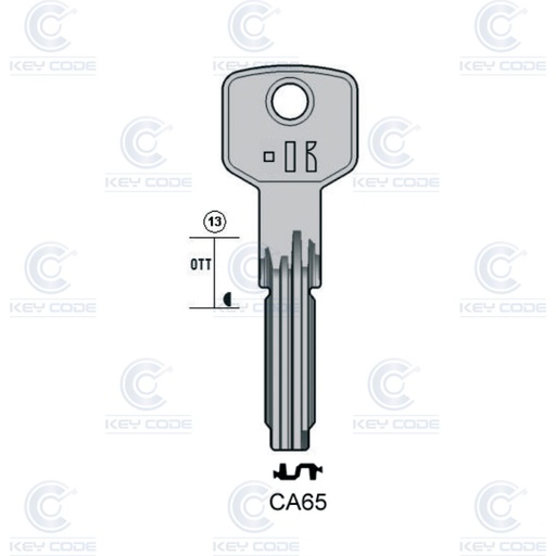 [KL-CA65] LLAVE KEYLINE CISA CA65 (CS140, CI-30)