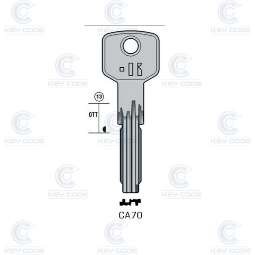 [KL-CA70] LLAVE DE PUNTO KEYLINE CA70 (CI-57, CS70)