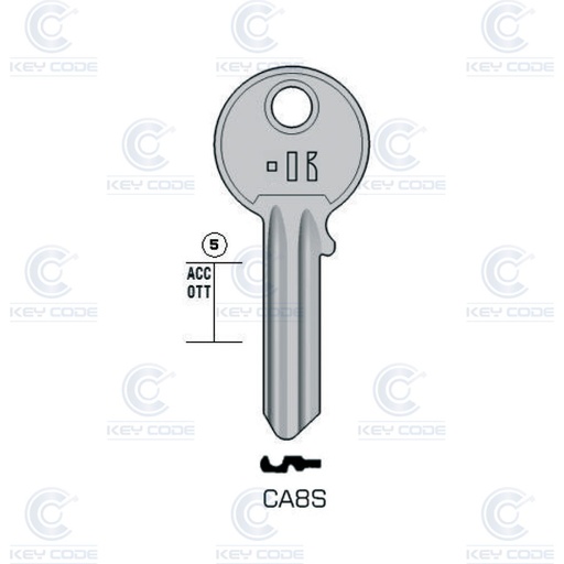 [KL-CA8S] LLAVE KEYLINE CISA CA8S (CS18R, LO-1I)