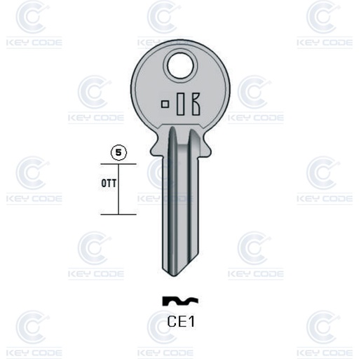 [KL-CE1] LLAVE KEYLINE CENTURY CE1 (CEN1, CENT-1D)