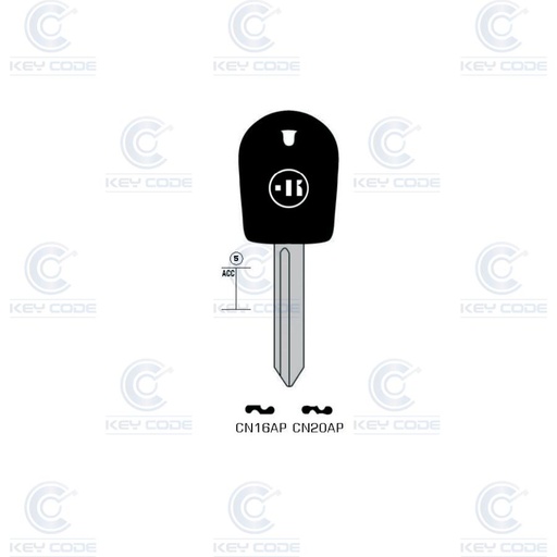 [KL-CN16AP] LLAVE KEYLINE CITROËN CN16AP (SX6GP, SIX1P2)
