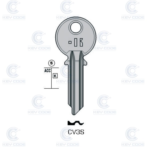 [KL-CV3S] LLAVE KEYLINE CV3S (CVL3R, CVL-5I)