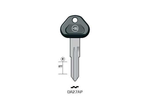 [KL-DA27AP] LLAVE KEYLINE NISSAN, SUBARU DA27AP (DAT12P, DAT-6P)