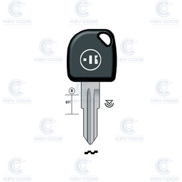 [KL-DAE49TK] LLAVE CON TRANSPONDER CN3 (ID46) DAEWOO DAE49 (DWO6B, DAE-6P)
