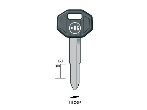 [KL-DC3P] LLAVE KEYLINE MITSUBISHI DC3P (MIT2RP, MIT-2IP)
