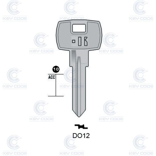[KL-DO12] LLAVE KEYLINE DOM DO12 (BUR32, DOM-12D)