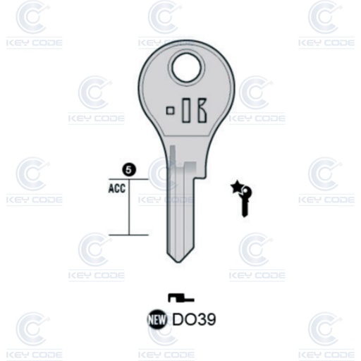 [KL-DO39] LLAVE KEYLINE DOM DO39