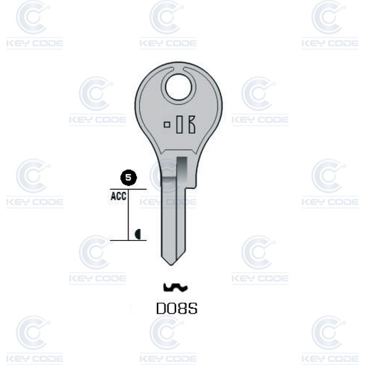 [KL-DO8S] LLAVE KEYLINE DOM DO8S (DM8R, DOM-1I)