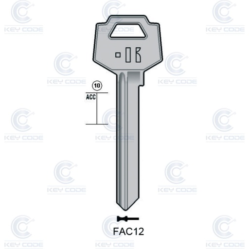 [KL-FAC12] CLÉ KEYLINE FAC12 (FAC-18)