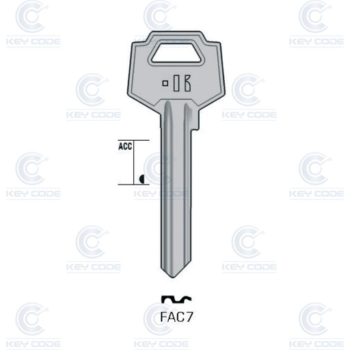 [KL-FAC7] CLÉ KEYLINE FAC7 (FAC-11D)
