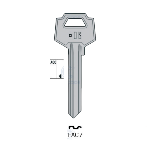 [KL-FAC7] LLAVE KEYLINE FAC7 (FAC-11D)