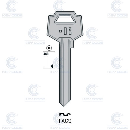 [KL-FAC9] LLAVE KEYLINE FAC9 (FAC-13D)