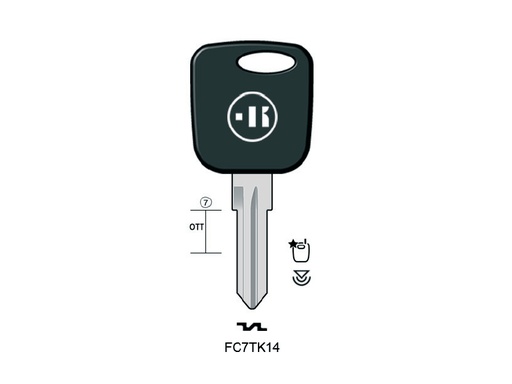 [KL-FC7TK] POD KEY FORD FC7 (FO10, FO-TXP)