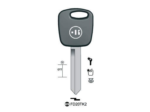 [KL-FD20TK] POD KEY FORD, MERCURY FD20 (FO26, FO-16P)