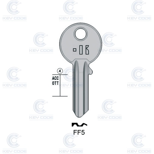 [KL-FF5] CLE KEYLINE FF-FACCHINETTI FF5 (FF2, FF-1D)