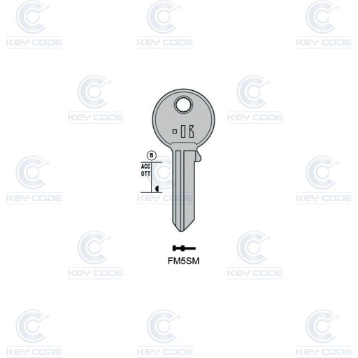 [KL-FM5SM] LLAVE KEYLINE DE SERRETA FM5SM (FM090, JV-2)
