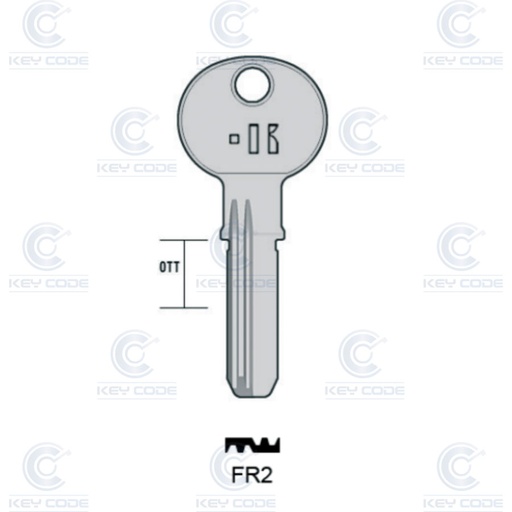 [KL-FR2] CLÉ KEYLINE FAVOUR FR2 (FVR2R, FAV-1D)