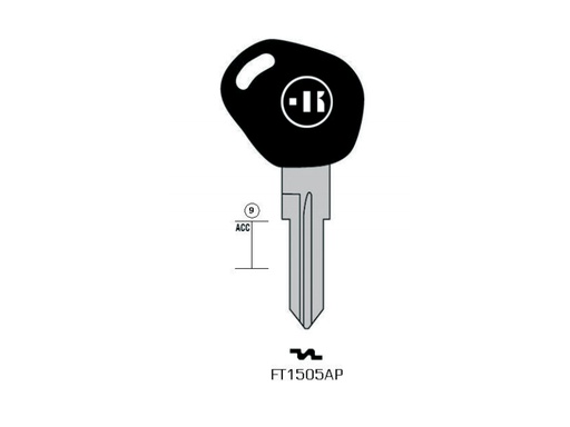 [KL-FT1505AP] CLÉ KEYLINE FIAT, IVECO FT1505AP (GT15RBP, FI-13P1)