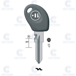 [KL-FT1505ATK] POD KEY FIAT, ALFA ROMEO, IVECO FT1505A (GT15, FI-11) 9 PINS - OPENING BY CLIP