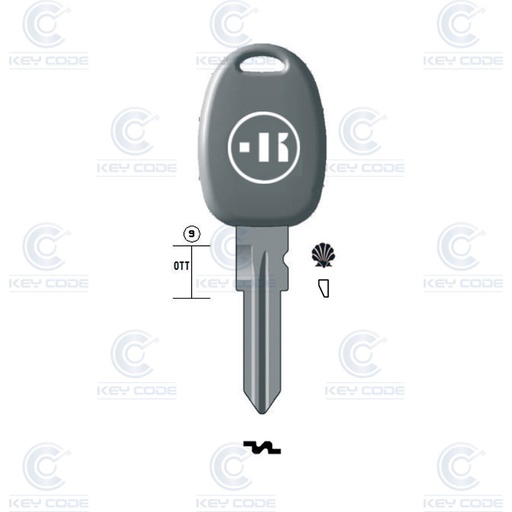 [KL-FT1505BTK] POD KEY FIAT FT1505B (GT15, FI-13P5)