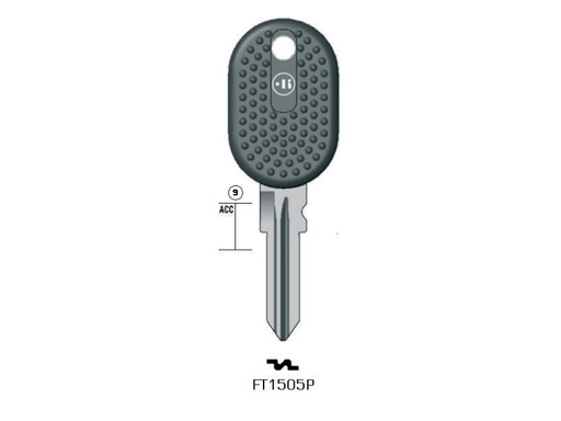 [KL-FT1505P] CLÉ KEYLINE FIAT, IVECO FT1505P (GT15RP, FI-13P)