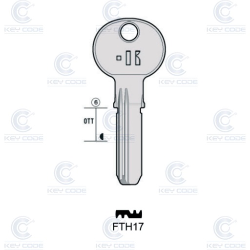 [KL-FTH17] CLÉ KEYLINE FTH FTH17 (FH17R, FTH-16)