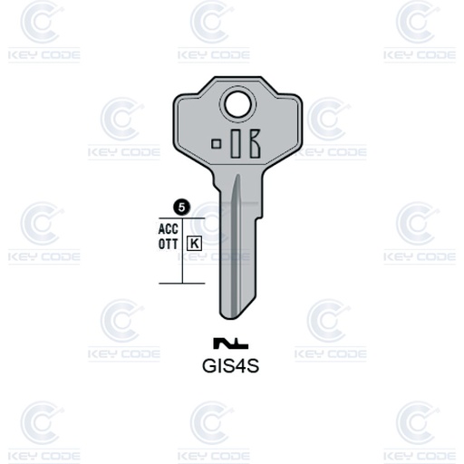 [KL-GIS4S] CLE KEYLINE GIUSSANI GIS4S (GS4R, GIU-2D) 