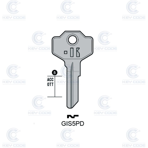 [KL-GIS5PD] CLE KEYLINE GIUSSANI, BRETER GIS5PD (SM1R, GIU-1D) 